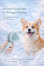 Pet Cleaning Grooming Dematting Mist Humidifier Hair Remover Brush